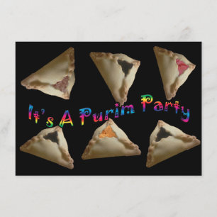 Invitation C'est une partie de Purim