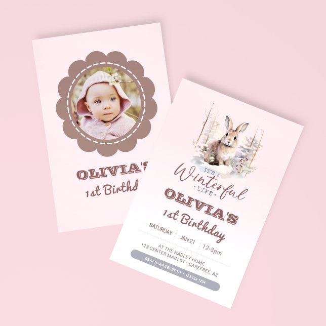 Invitation C'est une photo d'Anniversaire de enfant de la vie (Créateur téléchargé)