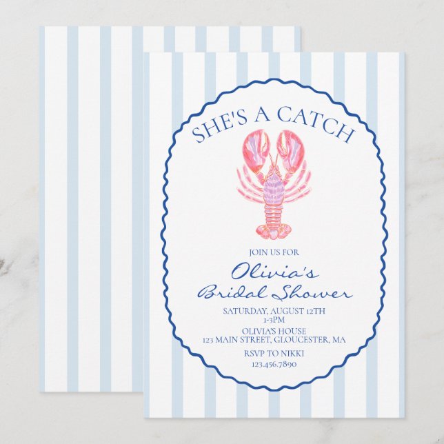 Invitation C'est une prise Préparatifs de mariage côtiers et  (Devant / Derrière)
