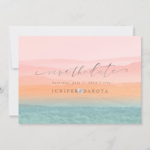 Invitation Chaine de montagnes brumeuse rustique de PixDezine