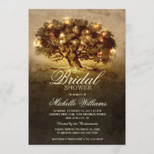 Chaîne lumières vieux chêne rustique douche nuptia