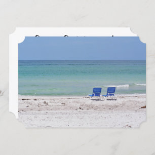 Invitation Chairs on the Beach