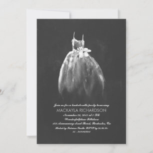 Invitation Chalkboard Bachelorette Party Élégant mariage