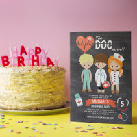 Chalkboard Doc est en Docteur Anniversaire