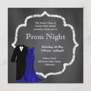 Invitation Chalkboard Prom