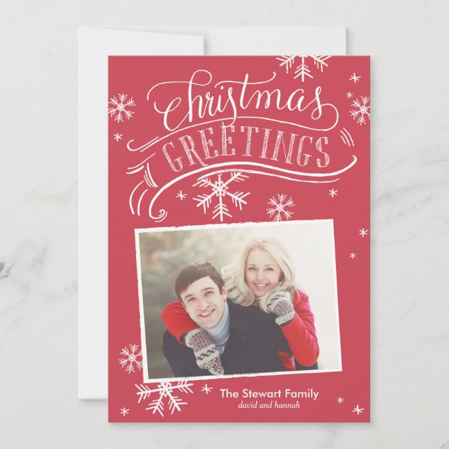 Invitation Chalkboard Salutations Collection (Devant)