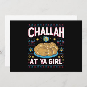Invitation Challah Sur Ya Girl Funny Hanoukka Food Chanukah