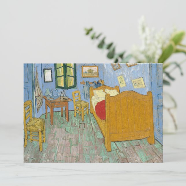 Invitation Chambre de Van Gogh à Arles - Jaune et Bleu Classi (Debout devant)