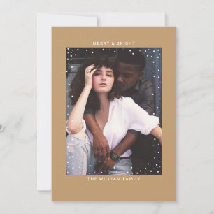 Invitation Chameau   Joyeux Noël avec photo