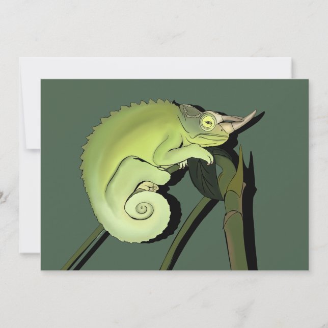 Invitation Chameleon de Jackson (Devant)