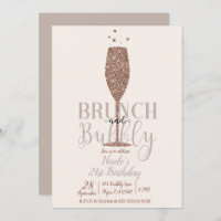 Champagne Brunch & Bubbly Rose Gold Anniversaire