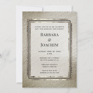 Invitation Champagne Gold Shimmering Party
