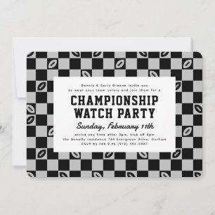Invitation Championnat de football noir de la Game Watch Part