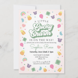 Invitation Chance Jour de la Saint Patrick Baby shower Invita