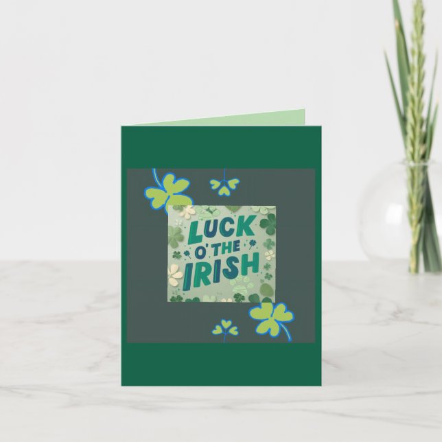 Invitation Chanceux de l'Irlandais  (Devant)