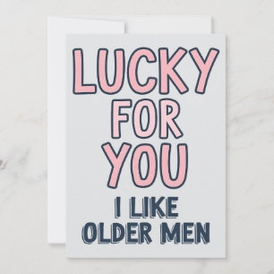 Invitation Chanceux pour vous, j'aime les hommes plus âgés Fu