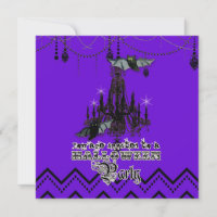 Chandelier d'Halloween Bat Chevron Zig Zag