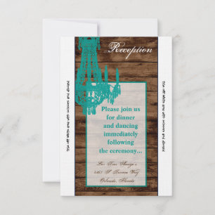 Invitation Chandelier Western Rustique 3,5 x 7