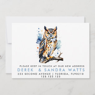 Invitation changement d'adresse que nous avons déplacé faire-