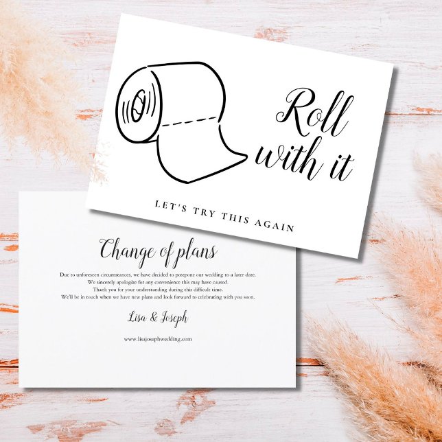 Invitation Changement de date Reporté Événement annulé (Créateur téléchargé)