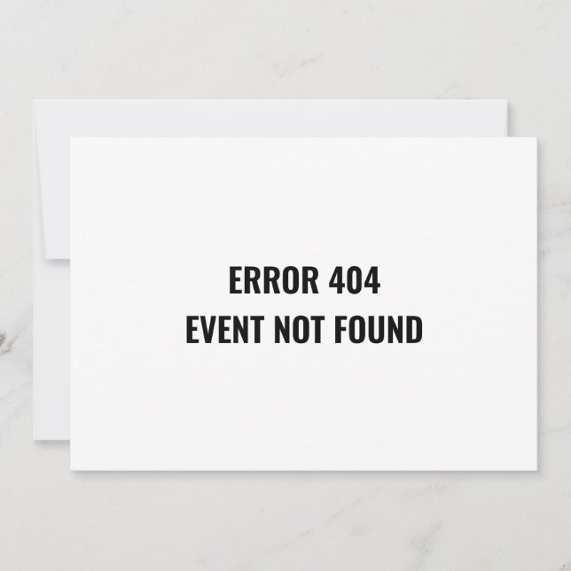 Invitation Changement de date reporté Funny Annulé événement (Devant)