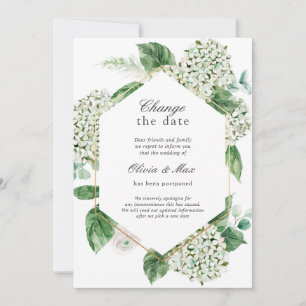 Invitation Changement de verdure Report du mariage