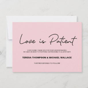 Invitation Changement rose Plans Amour Patient Mariage Report