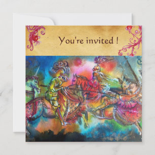 INVITATION CHANSON DE ROLAND/ COMBAT DE CHEVALIERS DANS UN TO