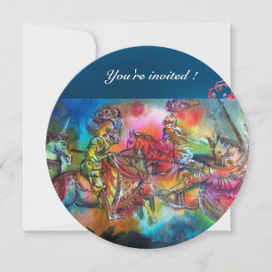 INVITATION CHANSON DE ROLAND/ COMBAT DES CHEVALIERS EN TOURNO