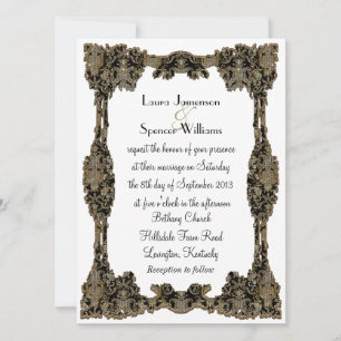 Invitation Chanteleah White Formal