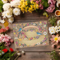 Chapeau de soleil Fleurs de jardin pour Baby Showe