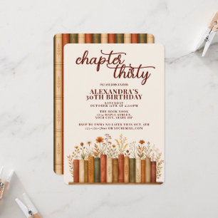 Invitation Chapitre 30 Fleurs sauvages d'automne 30e annivers