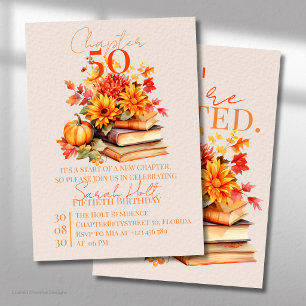 Invitation Chapitre Cinquante Anniversaire Livres Empilés Cit