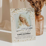 Invitation Chapitre Soixante Amusement Photo moderne 60e anni<br><div class="desc">Chapitre SOIXANTE ! Invitations amis et famille pour célébrer un 60e anniversaire avec ces invitations amusantes d'anniversaire adulte moderne. Design dispose d'un snap photo, le texte "Chapitre 60 en serif et police calligraphie, faux parties scintillant d'or confetti et un modèle d'anniversaire modifiable qui est facile à customiser avec vos propres...</div>