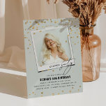 Invitation Chapitre Soixante Amusement Photo moderne 60e anni<br><div class="desc">Chapitre SOIXANTE ! Invitations amis et famille pour célébrer un 60e anniversaire avec ces invitations amusantes d'anniversaire adulte moderne. Design dispose d'un snap photo, le texte "Chapitre 60 en serif et police calligraphie, faux parties scintillant d'or confetti et un modèle d'anniversaire modifiable qui est facile à customiser avec vos propres...</div>