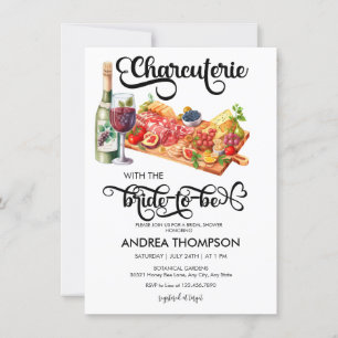 Invitation Charcuterie   Fromage   FÊTE DES MARIÉES
