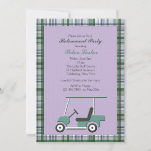 Invitation Chariot de Golf