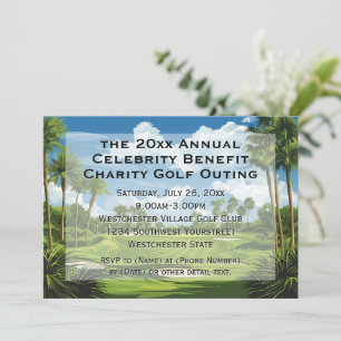 Invitation Charity Event Corporate Golf Tournament Company