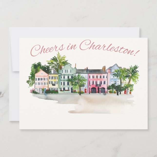 Invitation Charleston Caroline du Sud (Devant)