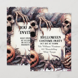 Invitation Charme de refroidissement : Appel de fête d'Hallow