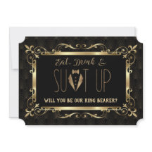 Charme Roaring 20s Or Art Déco Porte-Alliance