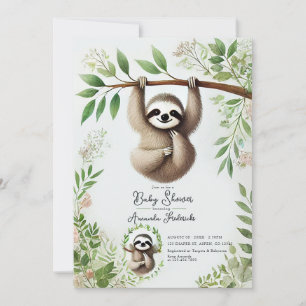 Invitation Charming Baby shower de fentes de pendage
