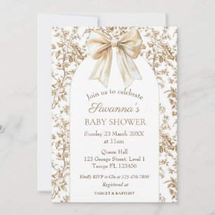 Invitation Charming Coquette Chinoiserie Baby shower