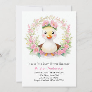 Invitation Charming Duck Parade Baby shower