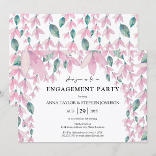 Invitation Charming Floral Wisteria