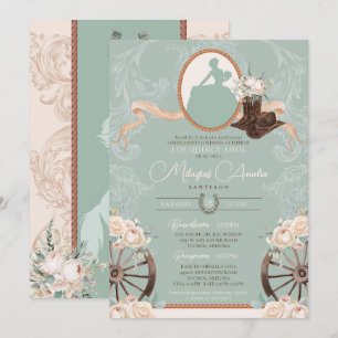 Invitation Charro Occidental Quinceanera de la Monnaie de Ros