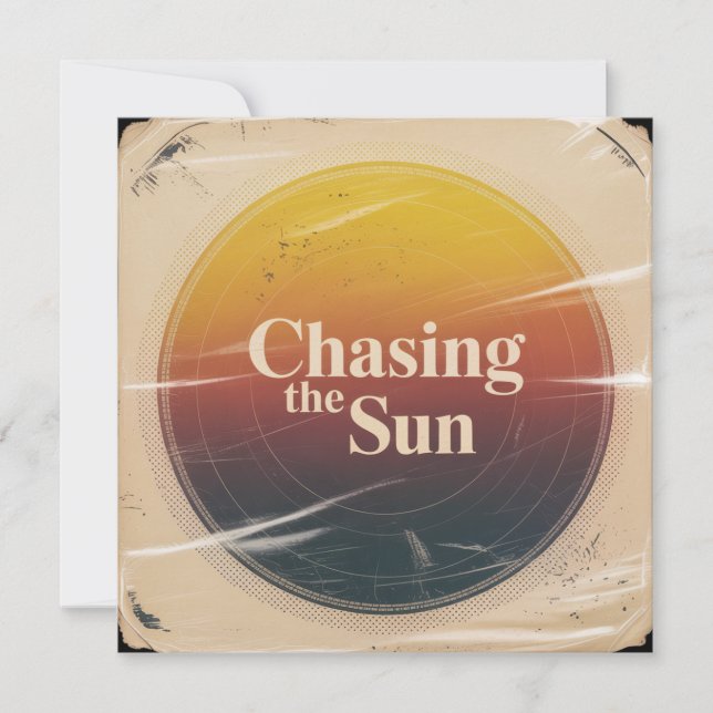 Invitation Chasing The Sun (Devant)