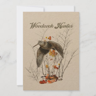 Invitation Chasse à la bécasse, Chasseur