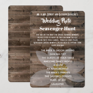 Invitation Chasse aux photos de mariage