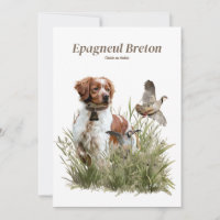 Chasse avec un chien breton, Art
